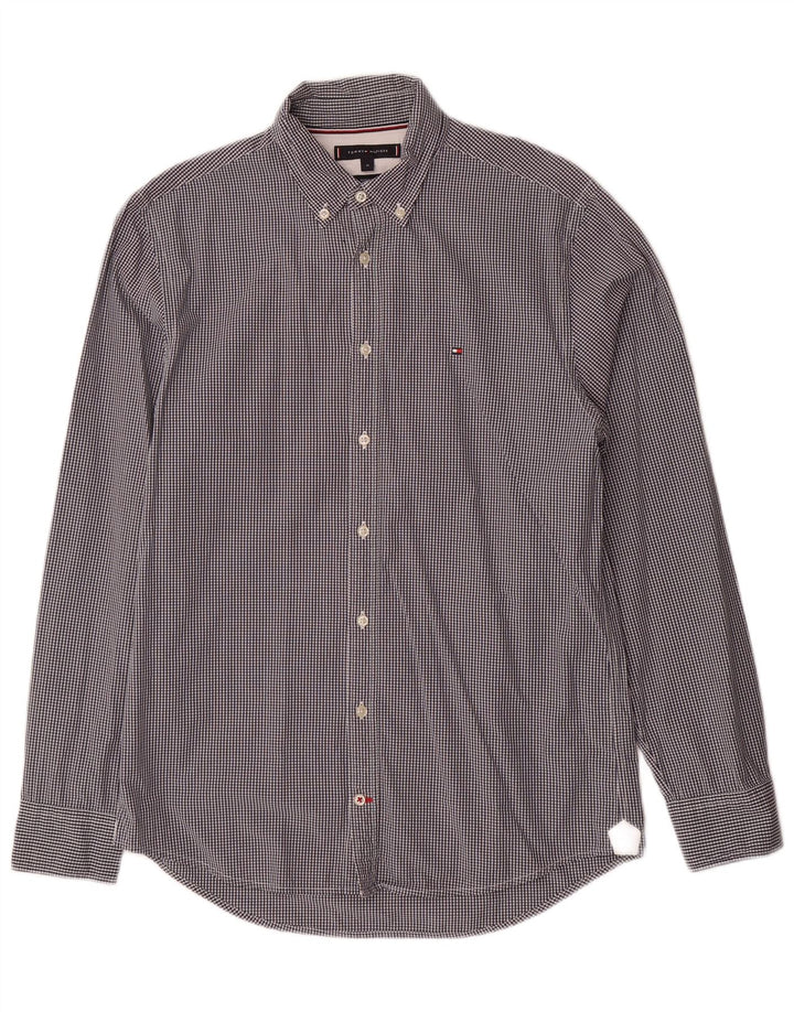 Tommy Hilfiger Chemise Regular Fit Homme Noir Moyen Vichy