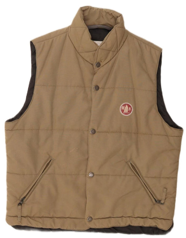 Murphy & Nye Gilet rembourré pour homme UK 38 Medium Kaki Polyamide