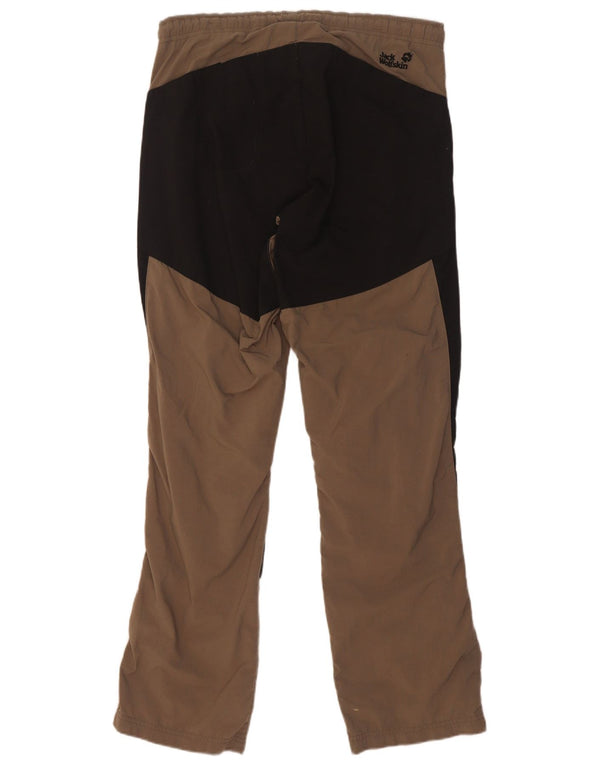 Jack Wolfskin Pantalon de randonnée pour homme Medium W32 L33 Marron Colourblock