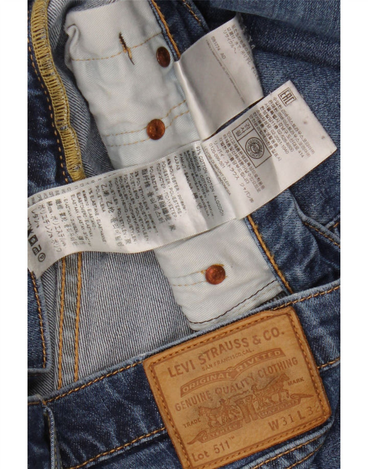 Levi's Jean Slim 511 Homme W31 L32 Bleu Coton