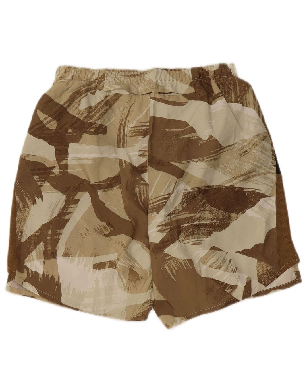 Short de sport Nike Dri Fit pour hommes, petit, marron, camouflage, polyester