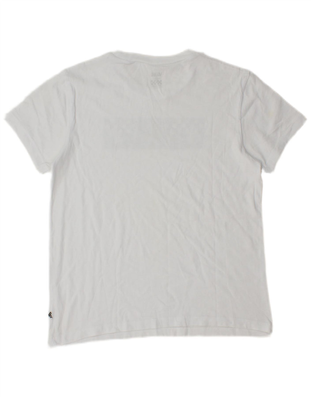 Vans T-shirt graphique pour femme UK 10 Small Blanc
