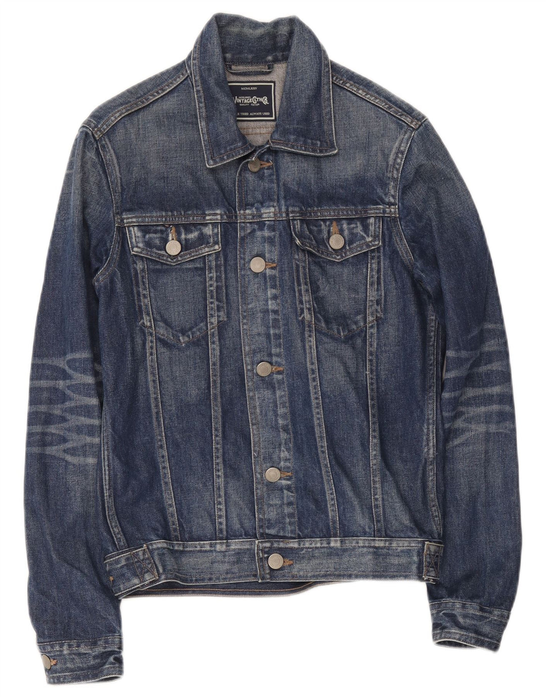 Jack & Jones Veste en Jean Femme UK 36 Petit Bleu Marine Coton