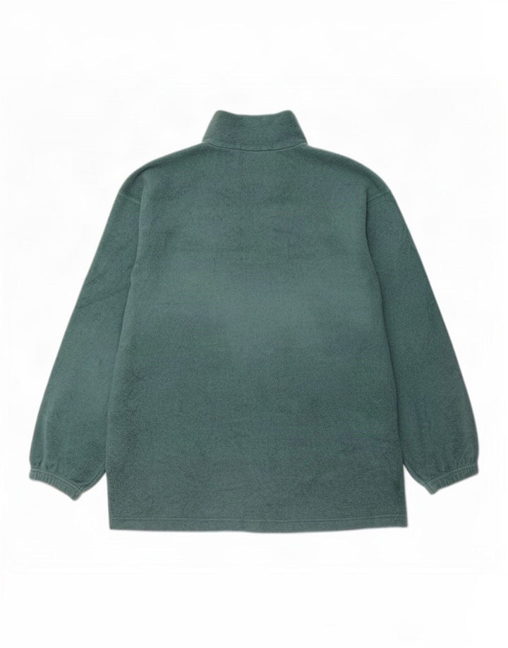 Invicta Pull polaire à col zippé pour homme 2XL Vert Polyester