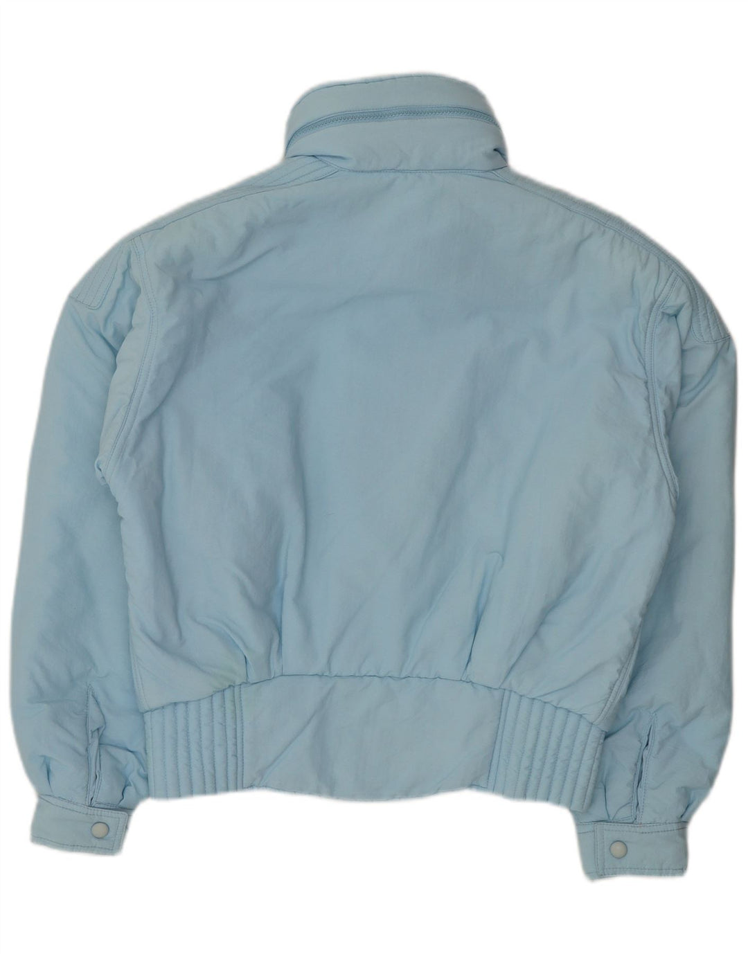 Cerruti 1881 Veste matelassée surdimensionnée à capuche pour femme UK 8 Small Bleu