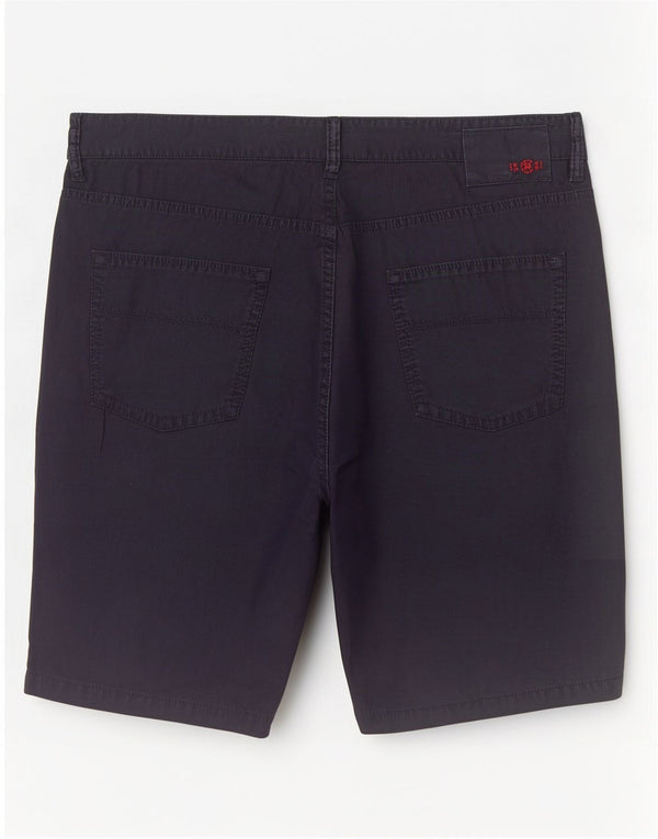 Cerruti Short décontracté pour homme W38 XL en coton bleu marine