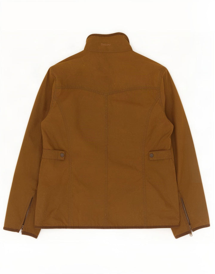 Barbour Veste en coton ciré pour femme UK 14 Large Marron
