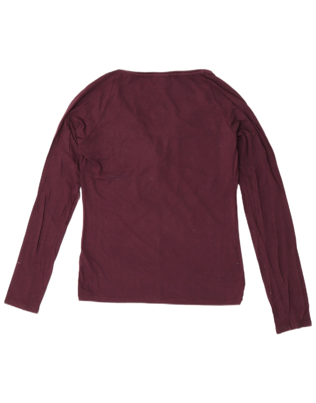 Trussardi Femme Top Manches Longues UK 12 Violet Moyen Viscose