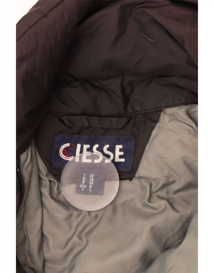 CIESSE PIUMINI Manteau matelassé à capuche pour femme IT 42 Medium Noir Polyester