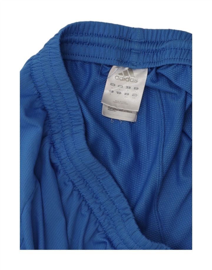 Adidas Short de sport graphique pour hommes, grand bleu, polyester