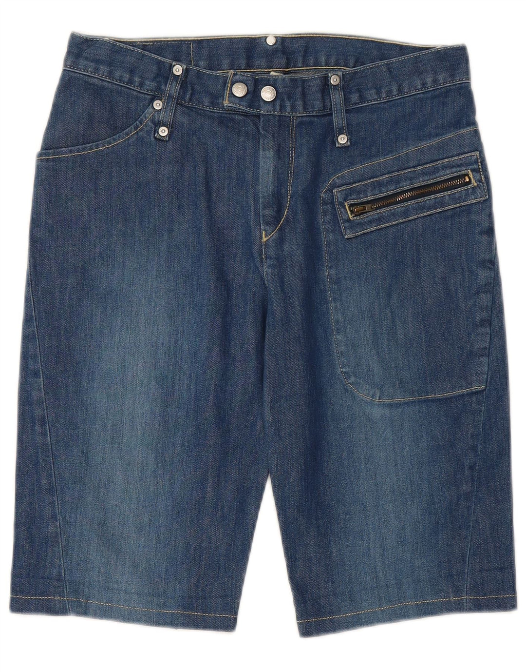 LEVI'S Short en Jean Femme Medium W30 Bleu Coton