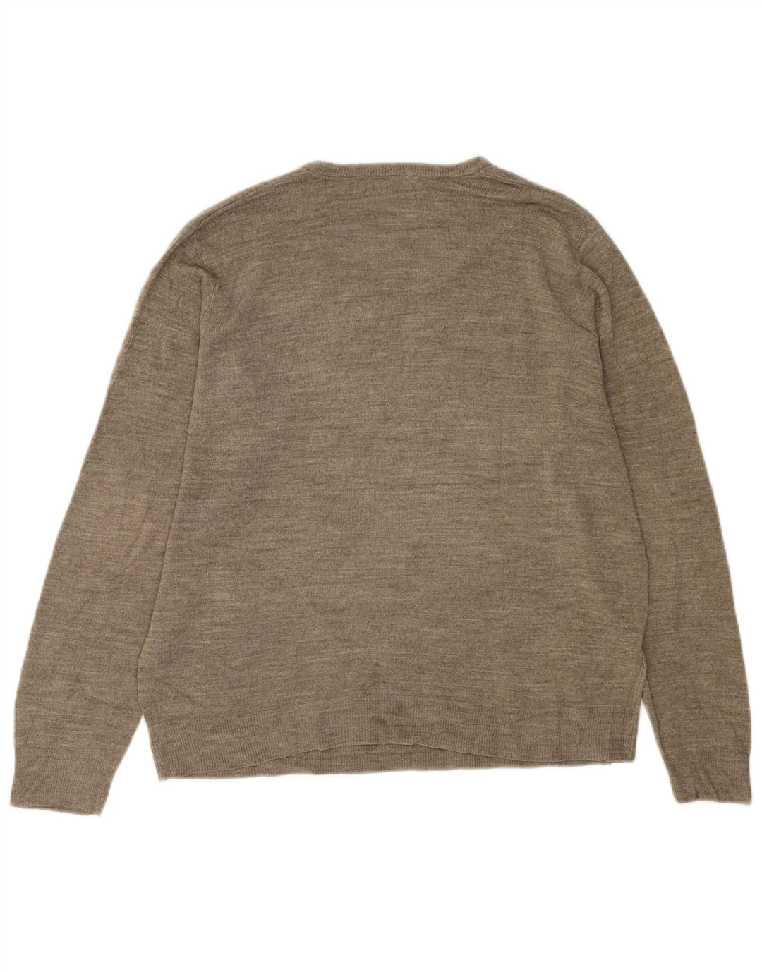 Marks & Spencer Pull col V pour homme en acrylique moucheté grand gris