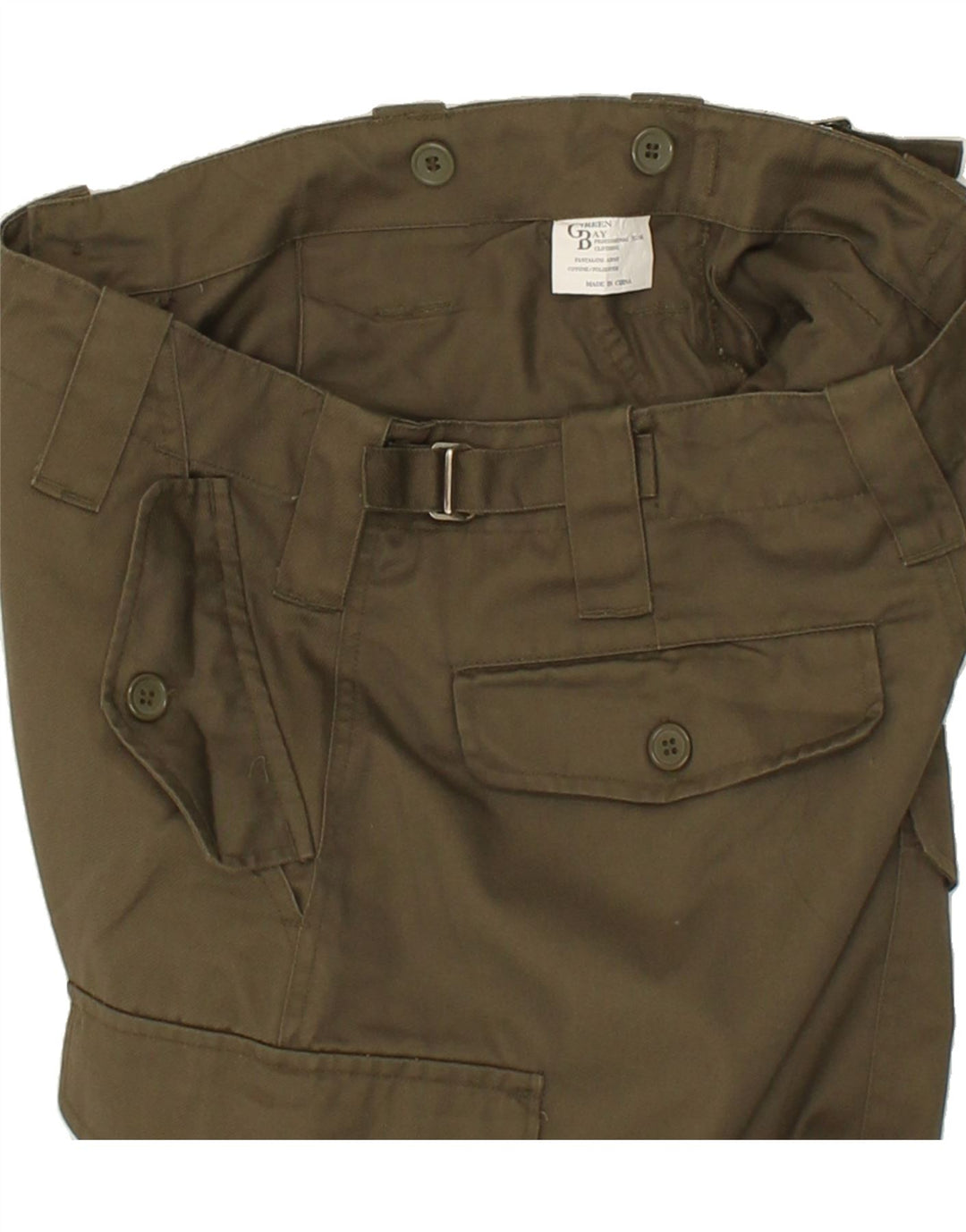 VINTAGE Pantalon Cargo Droit Homme W30 L30 Kaki