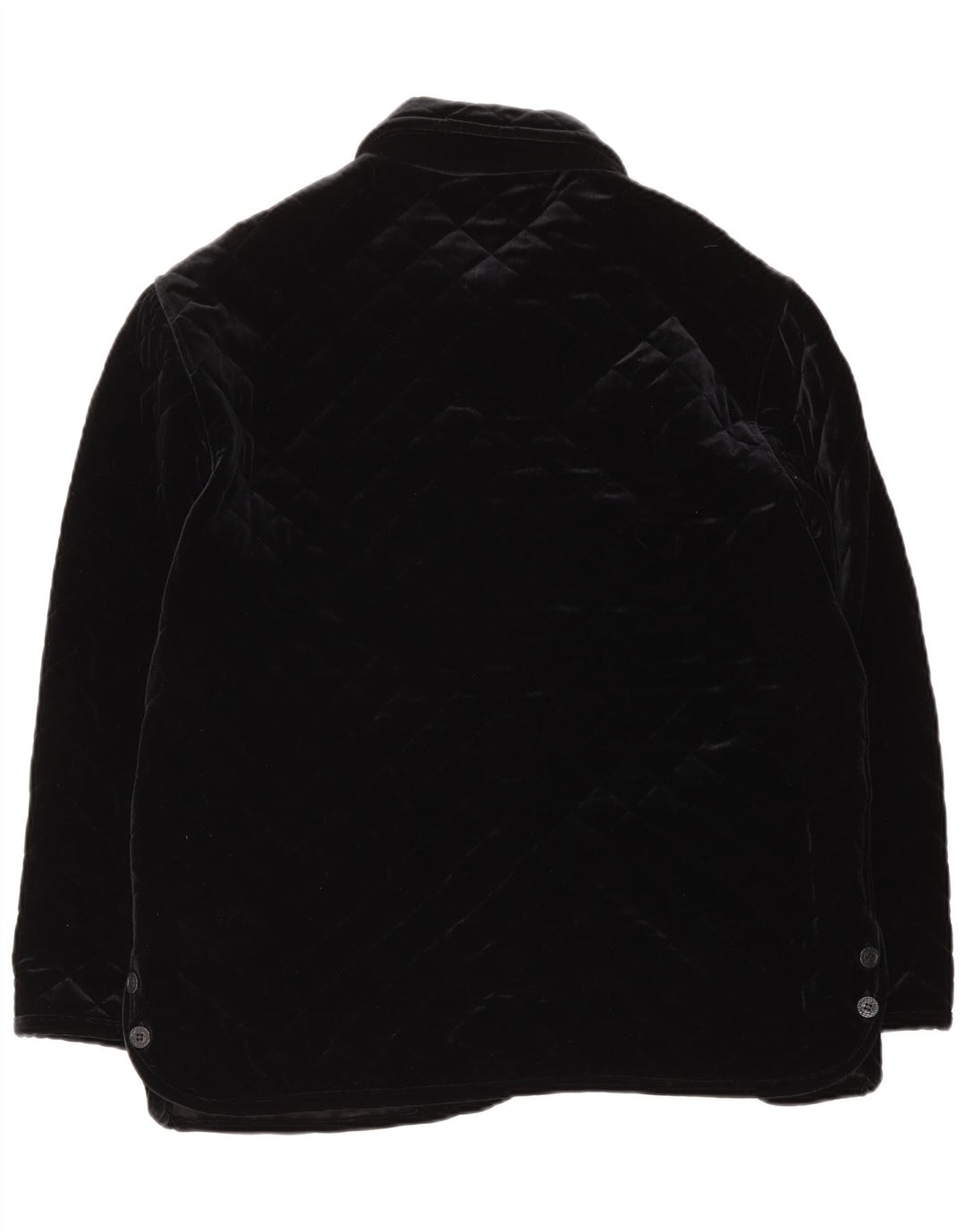 Veste matelassée en velours femme vintage IT 48 XL Noir Polyamide