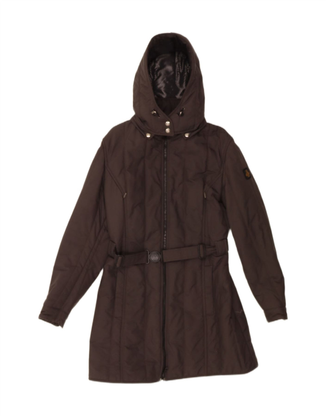 Refrigiwear Manteau rembourré à capuche pour femme IT 46 Large Kaki Nylon