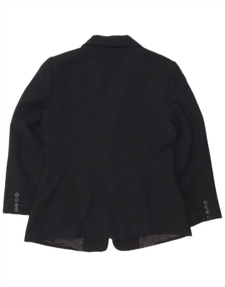 Zara Veste Blazer 2 Boutons Femme EU 44 XL Noir Polyester