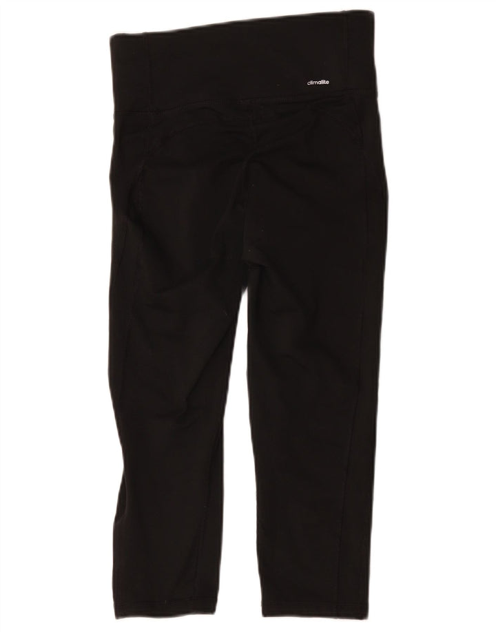 Adidas Climalite Capri Leggings pour femme UK 8/10 Petit Noir