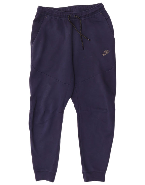 Nike Pantalon de survêtement pour homme en coton bleu marine moyen