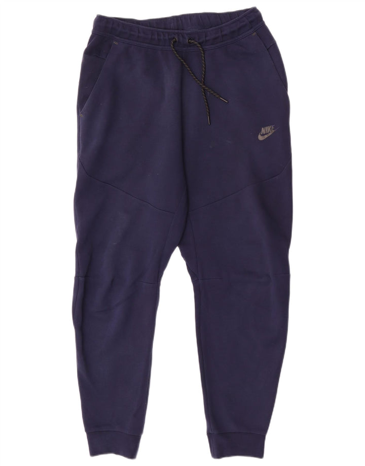 Nike Pantalon de survêtement pour homme en coton bleu marine moyen