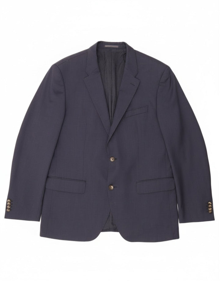 Tommy Hilfiger Veste blazer sur mesure à 2 boutons pour homme IT 54 2XL Bleu marine