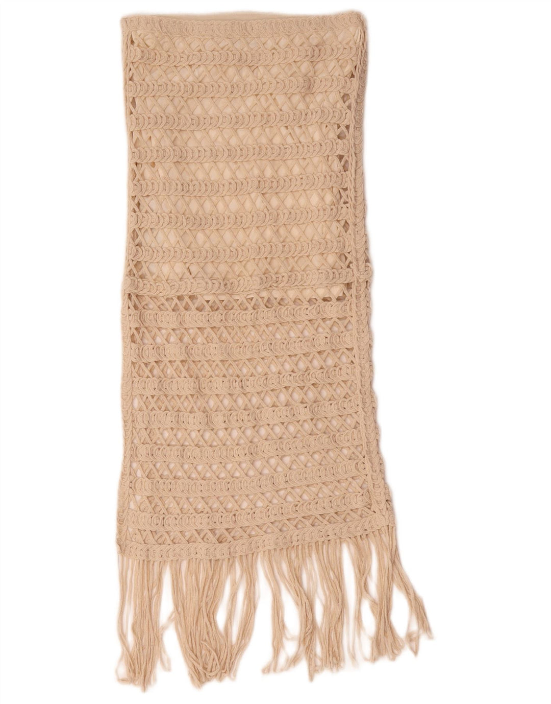 Zara Femme Jupe Maxi Moyenne W28 Coton Beige