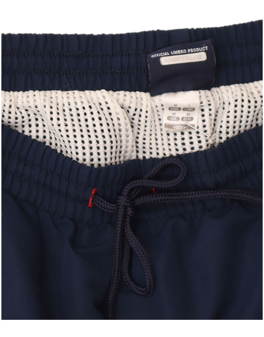 Umbro Short de Sport Graphique Homme Bleu Marine Moyen Polyester