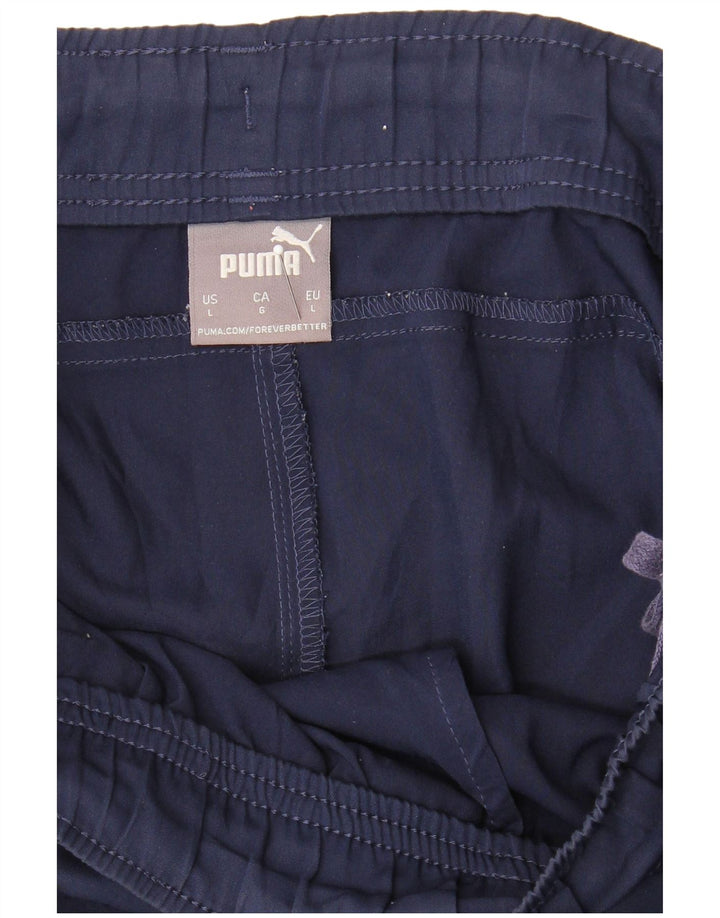 Puma Short de Sport Homme Bleu Marine Large