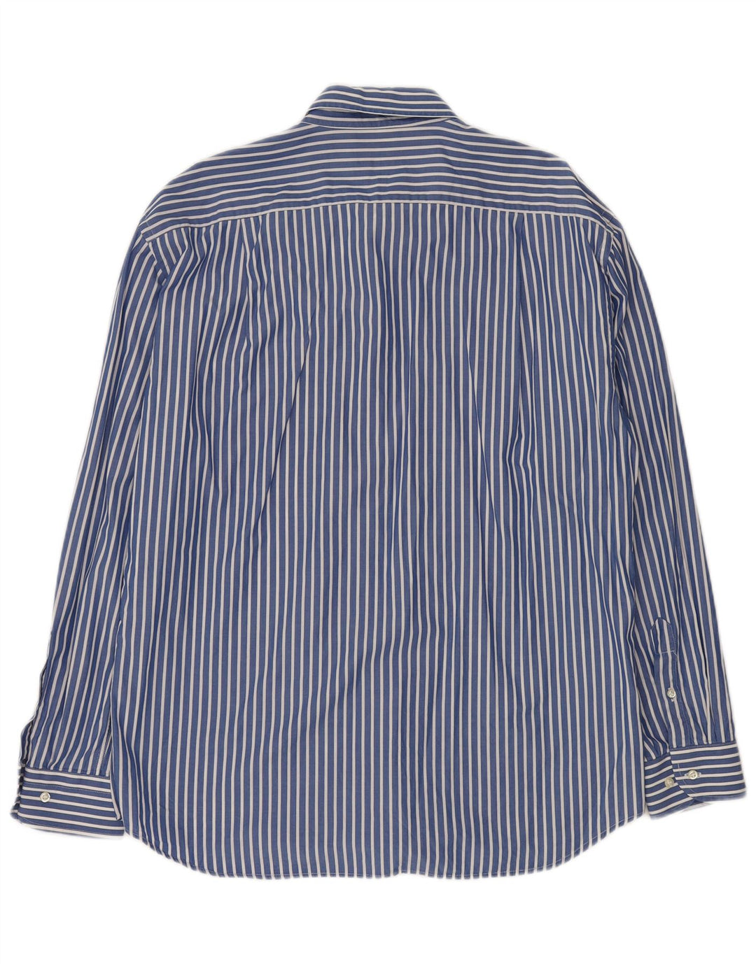 ROCCOBAROCCO Chemise Homme Taille 43 17 XL Coton Rayé Bleu