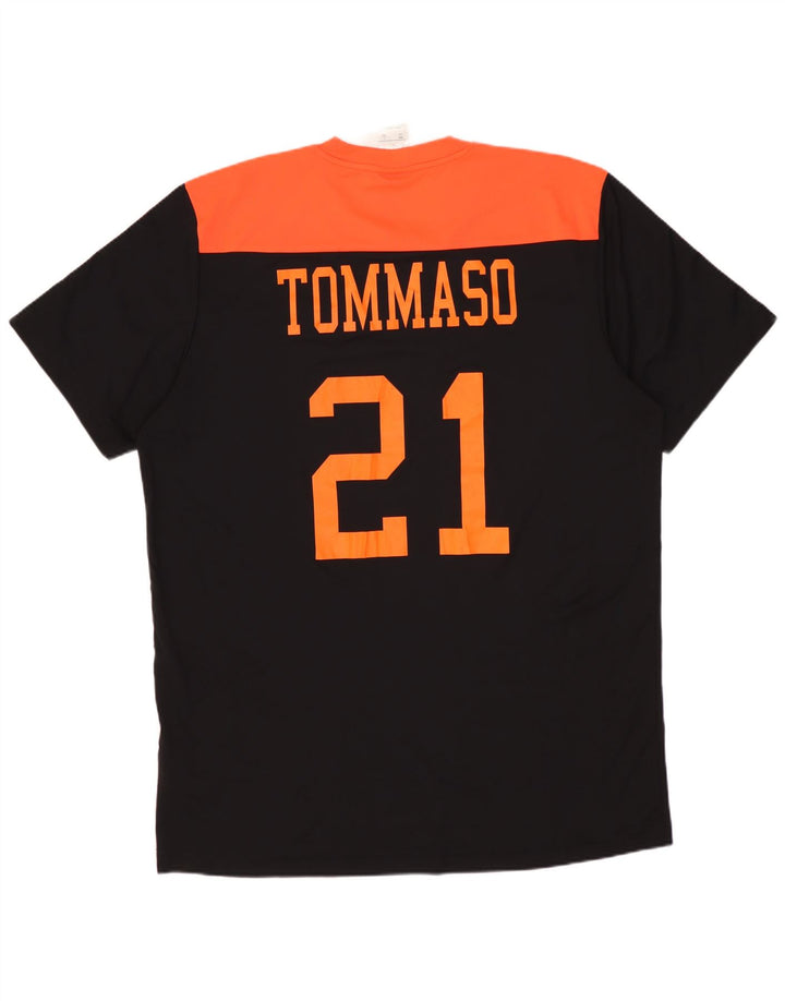 ADIDAS T-shirt graphique pour hommes, grand noir, polyester color block