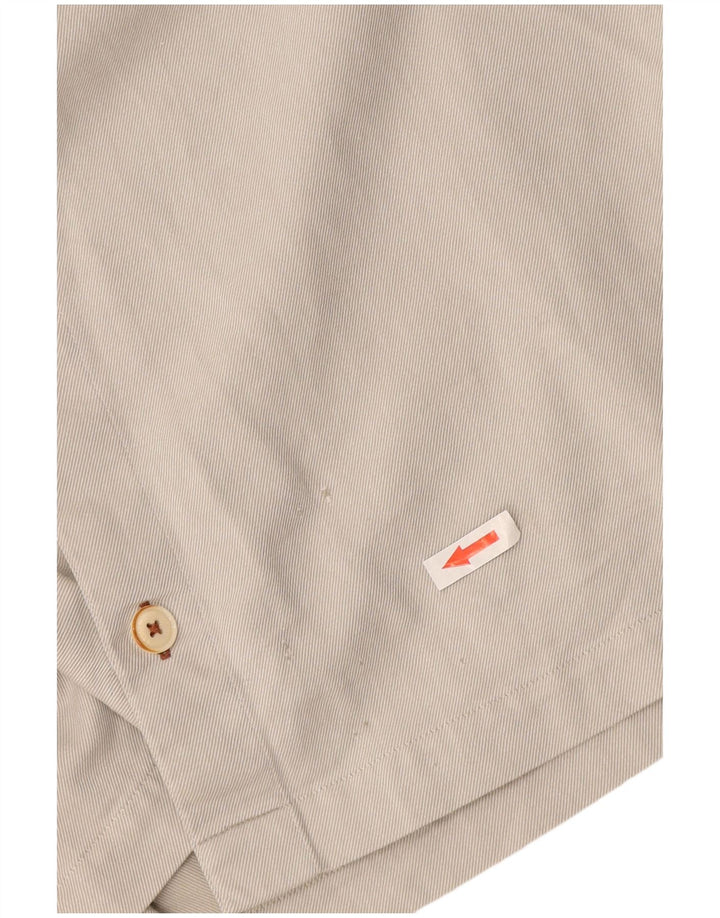 Ted Baker Chemise Homme Taille 3 Petit Coton Blanc Cassé