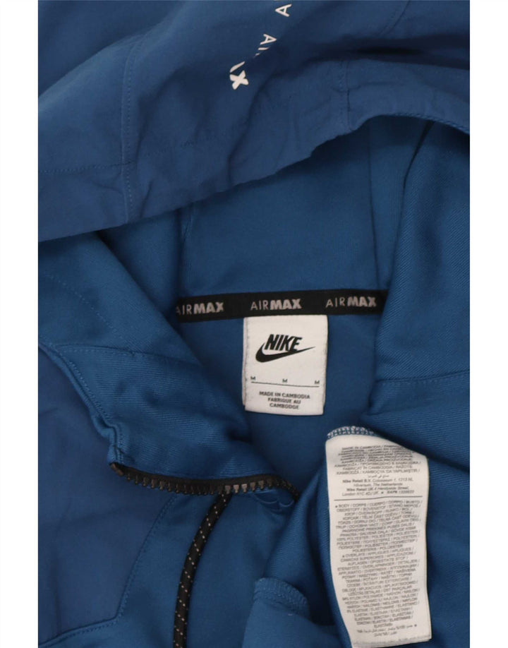 Nike Pull à capuche zippé pour femme UK 14 Bleu moyen Polyester
