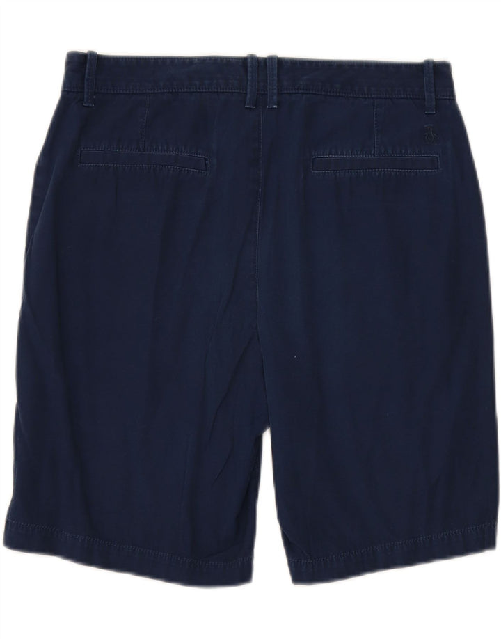 PENGUIN Short Chino Homme W32 Bleu Marine Moyen Coton