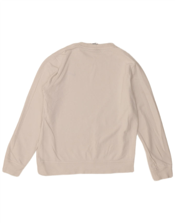 Nike Womens Sweatshirt Jumper UK 16 Grand Blanc Coton