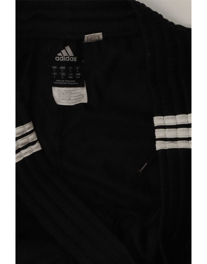 Adidas Pantalon de survêtement pour homme Large Noir Polyester Sports