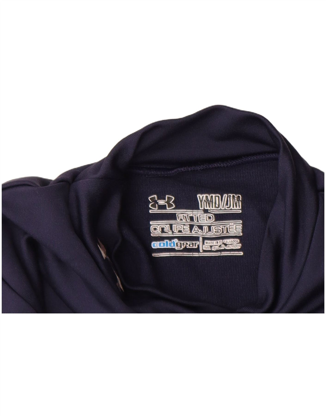 UNDER ARMOUR Haut à manches longues Cold Gear pour garçon 9-10 ans Bleu marine moyen