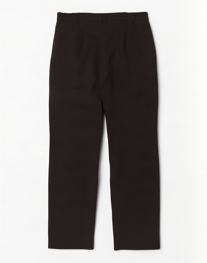 Marks & Spencer Pantalon de costume droit pour femme UK 14 Medium W34 L30 Noir