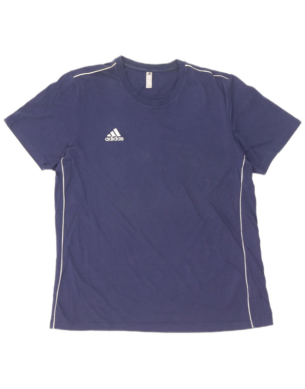 Adidas T-Shirt Homme Top XL Bleu Marine Coton