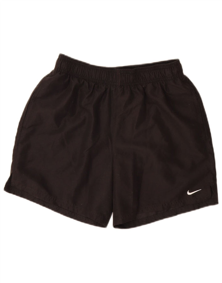 NIKE Short de sport pour femme UK 10 Petit Noir Polyester