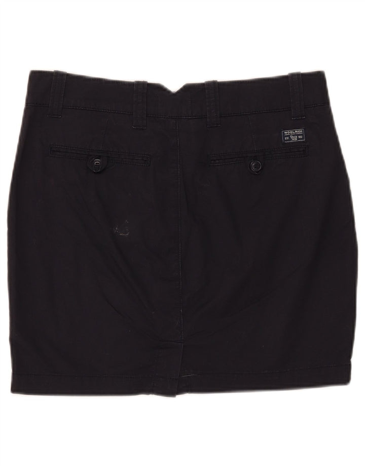 Woolrich Femme Mini Jupe W28 Bleu Marine Moyen
