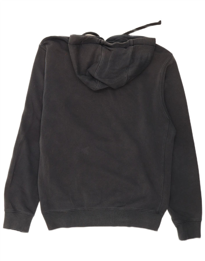 NIKE Mens Tall Hoodie Jumper Medium Black Cotton