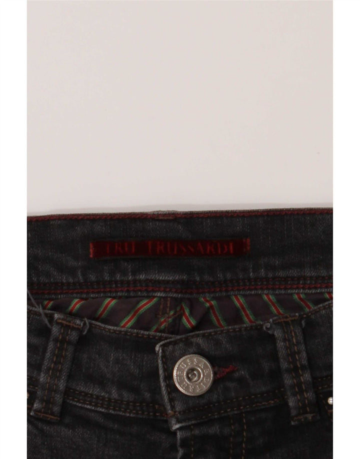 Trussardi Jean Droit W29 L32 Gris Coton Homme