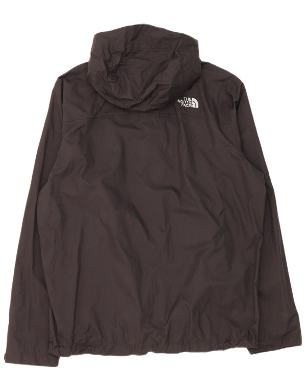 The North Face Veste de pluie à capuche pour homme UK 40 Large Noir