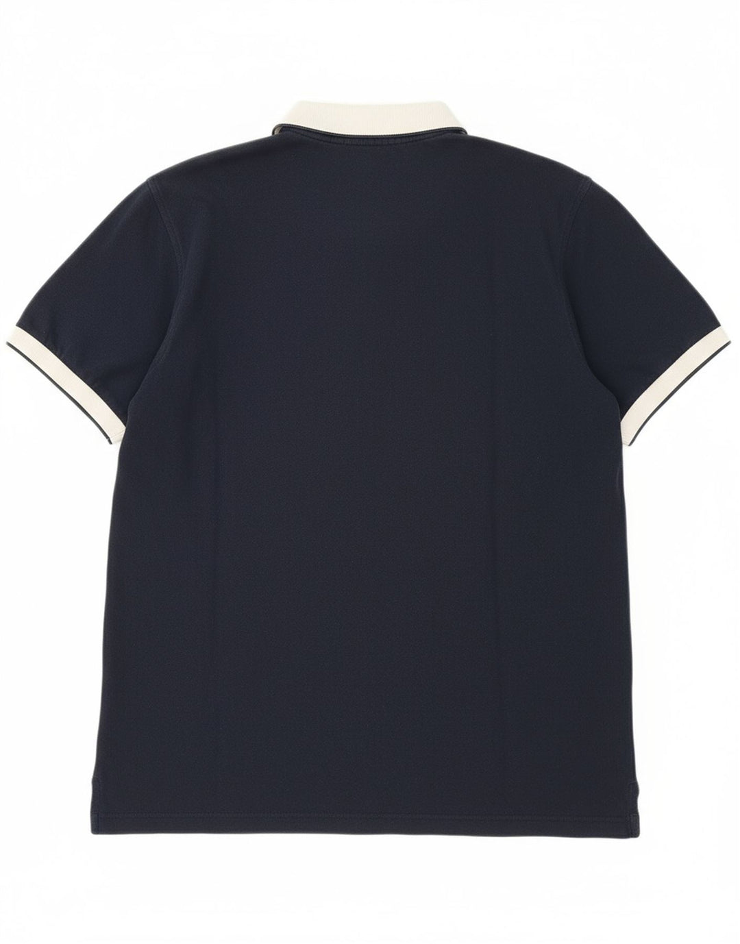 SUN68 Mens Polo Shirt Large Black Cotton