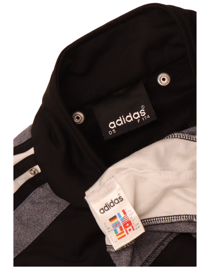 Adidas Veste de survêtement graphique pour homme UK 38/40 Noir moyen Polyester