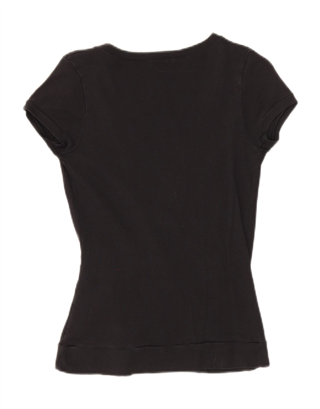 Benetton Chemisier Top UK 10 Small Noir Femme