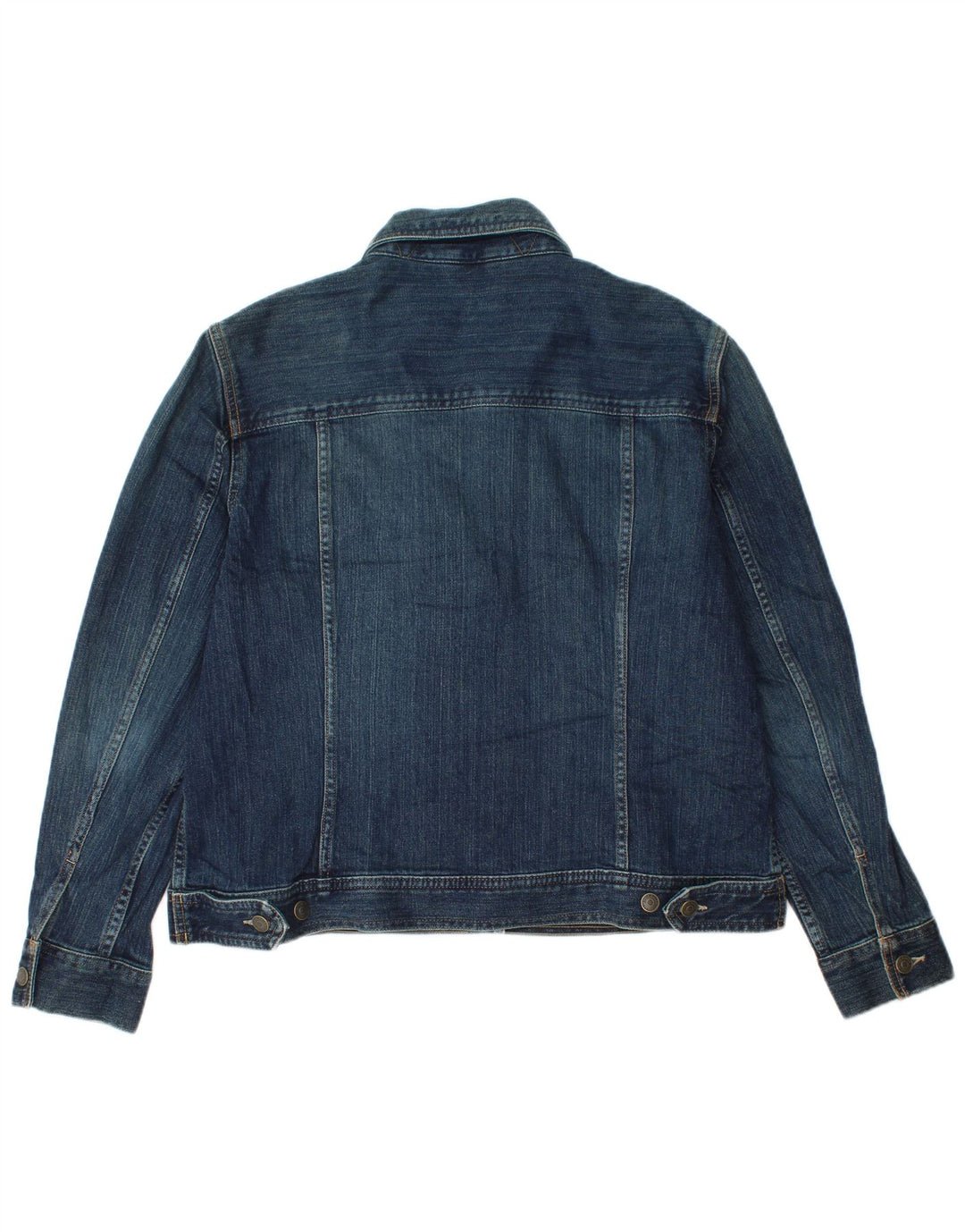 Eddie Bauer Veste en jean pour femme UK 18 XL Bleu marine Coton
