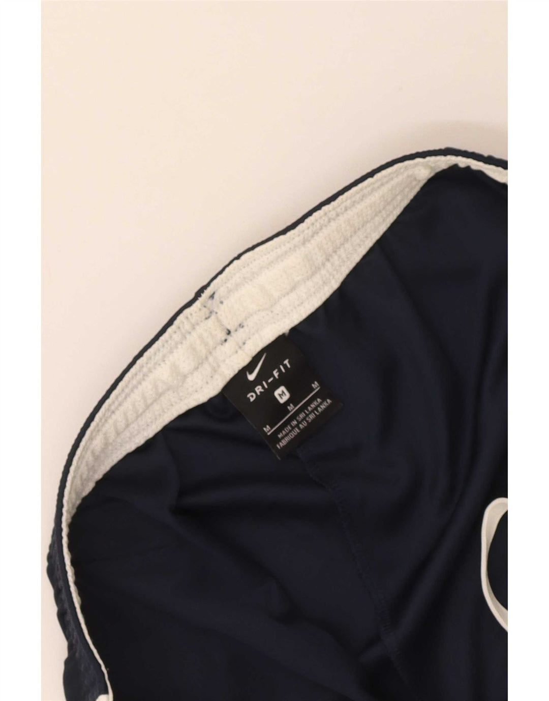 Nike Short de Sport Dri Fit Homme Bleu Marine Moyen Colorblock