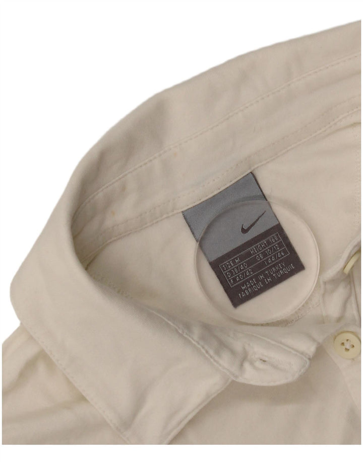 Nike Polo court pour femme UK 10/12 Blanc moyen