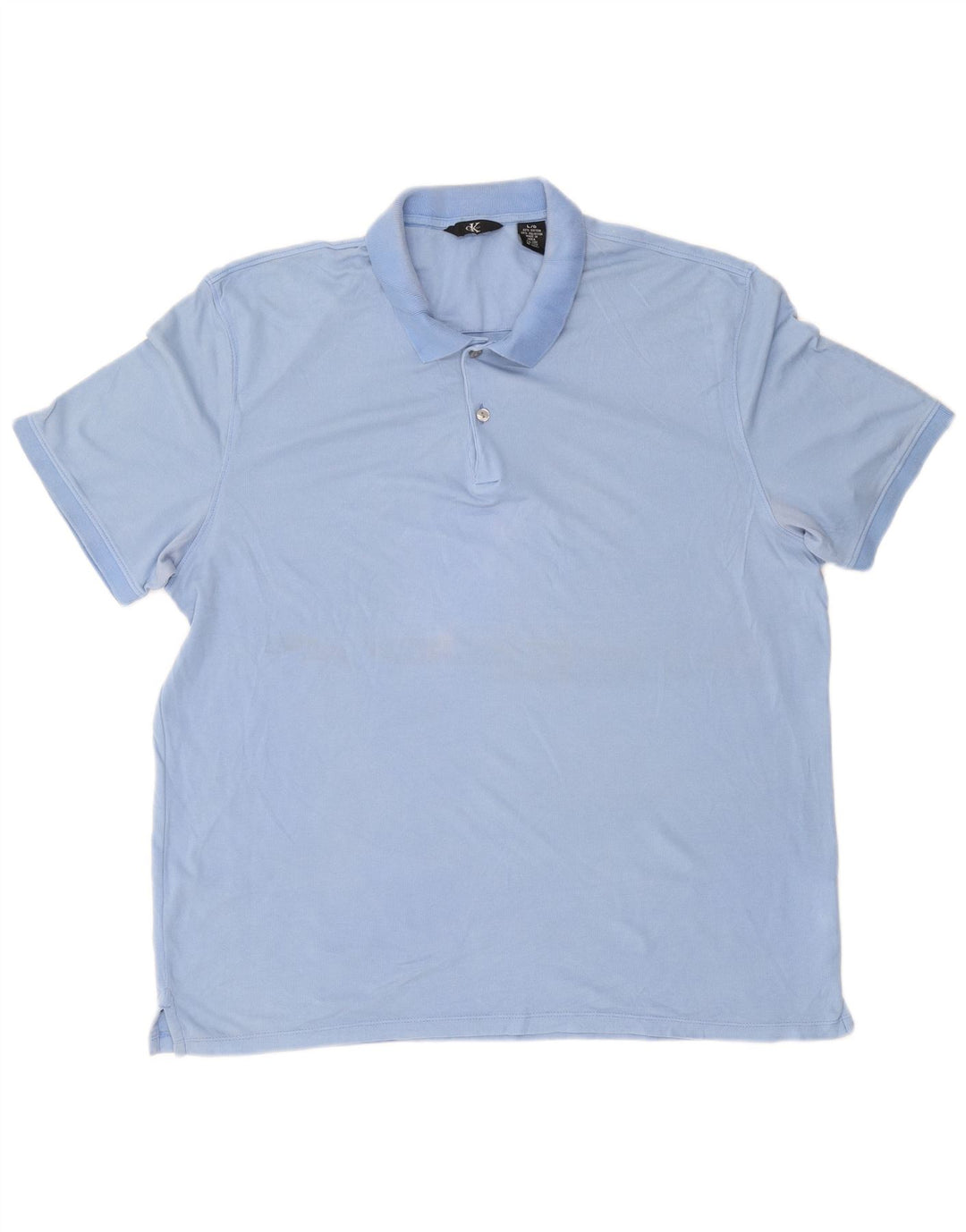 CALVIN KLEIN Polo Homme Grand Bleu Coton