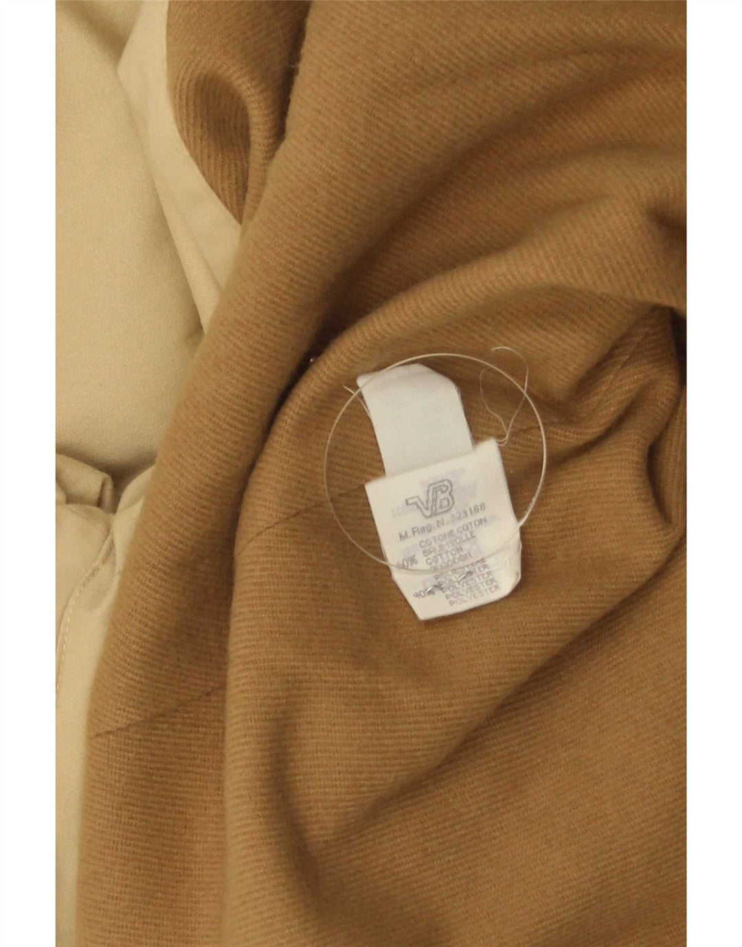 ELENA MIRO Manteau surdimensionné pour femme UK 16 Grand coton beige